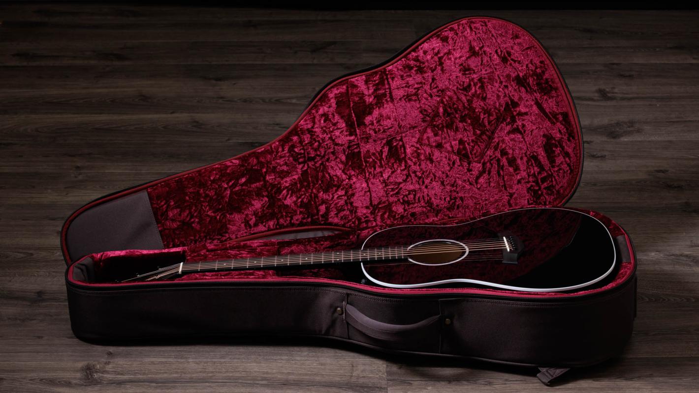 217e-BLK Plus Big Leaf Maple Acoustic-Electric Guitar